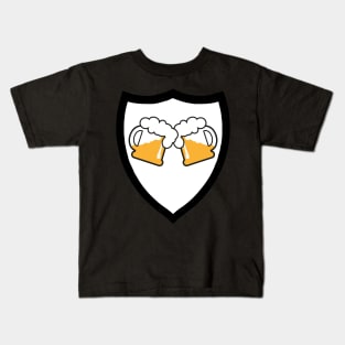 Beer Crest - Cool Drinking Team Kids T-Shirt